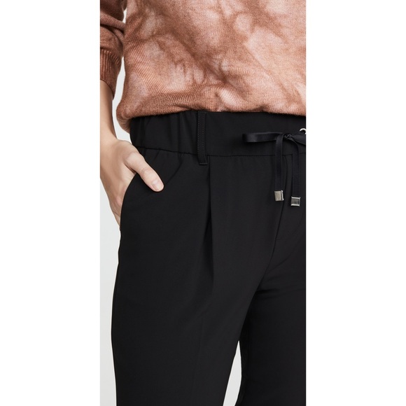 NEW ATM Micro Twill Pull On Pants Slacks Trousers Black Minimalist Athleisure - Picture 7 of 13